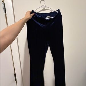 Ecowish NWT Deep Blue Velour Trousers